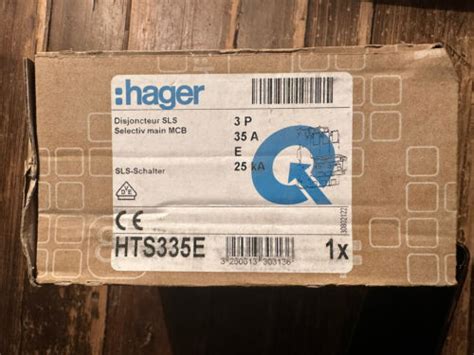 Hager HTS335E SLS-Schalter 3polig 35A f. Sammelschiene 3250613303136 | eBay