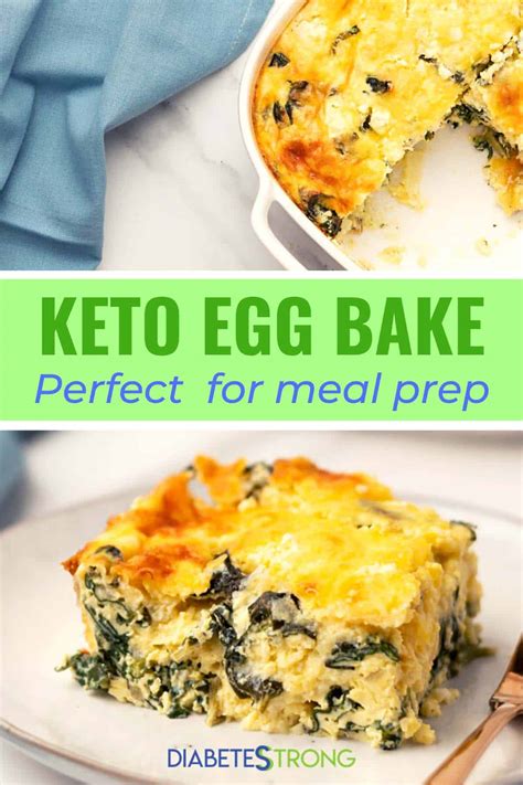 Easy Keto Egg Bake - Diabetes Strong