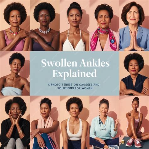Understanding Swollen Ankles A Visual Guide | Premium AI-generated image