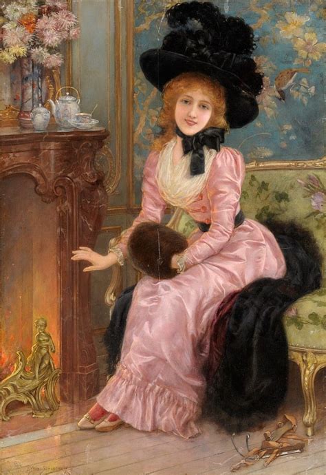 Émile Eisman-Semenowsky (1859 -1911) — A Warm Place (686×1000) | Woman ...
