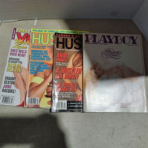 Playboy mag and hustler magazines - Schmalz Auctions