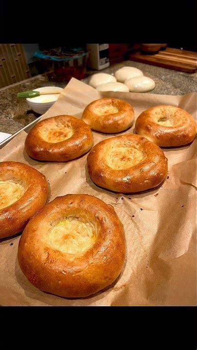 Authentic Central Asian Kulcha Bread (Naan) Кулча нон #нон #freshbread ...