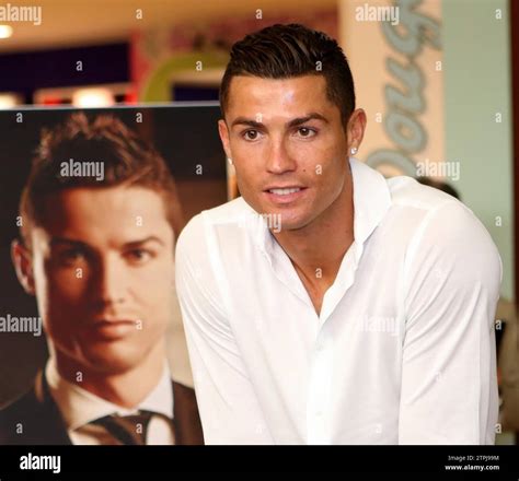 Madrid, 09/08/2016. Presentation of Cristiano Ronaldo's perfume. Photo ...