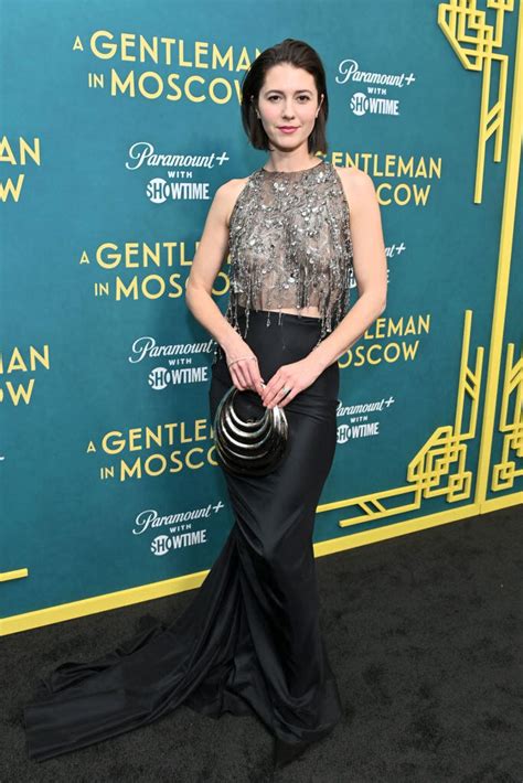 Mary Elizabeth Winstead at "A Gentleman In Moscow" Premiere in New York