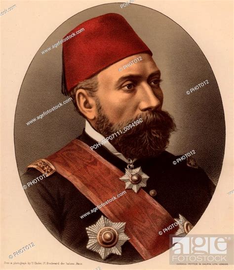Osman Nuri Pasha (1837?-1900) General of the Ottoman Empire, Stock ...