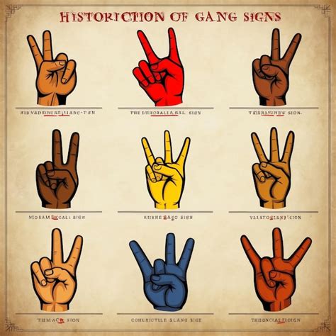 stylish gang sign images  trendy designs premium ai generated image