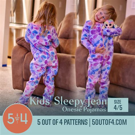 Kids' Sleepy Jean Onesie Pajamas - 5 out of 4 Patterns