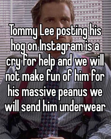 Tommy Lee's dong pic is a cry for help | Tommy Lee's Dick Pic | Know