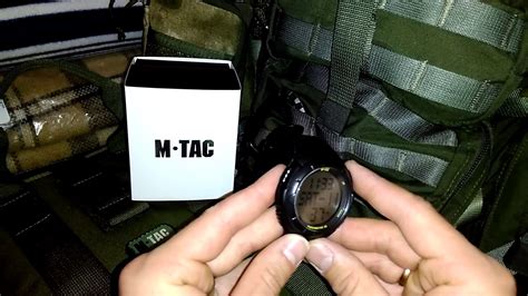 M-TAC часы тактические с шагомером - YouTube