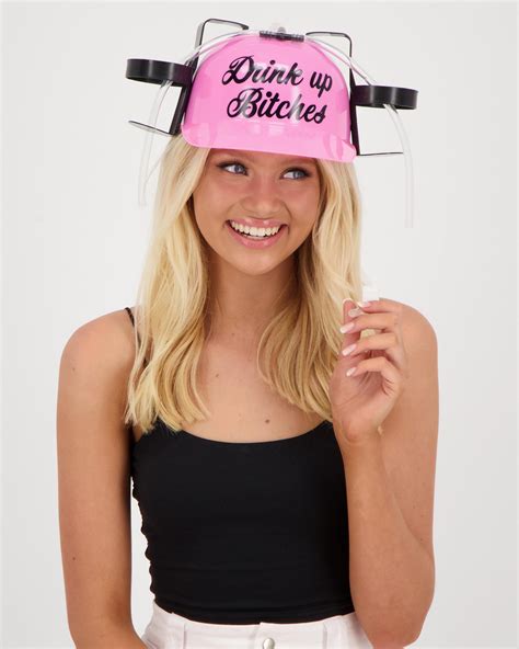 Shop Mooloola Drink Up Drinking Hat In Pink - Fast Shipping & Easy