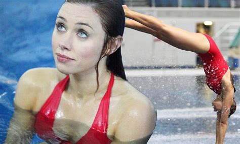 Una Healy in a Swimsuit - Practicing for "Splash" December 2013 ...