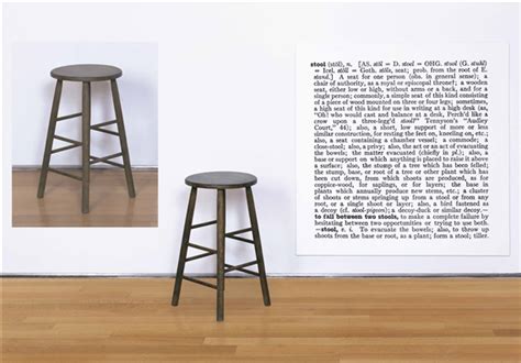 Joseph Kosuth | 'One and Three Stools,' (1965) | MutualArt