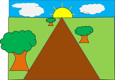 landscape drawing images    clipartmag