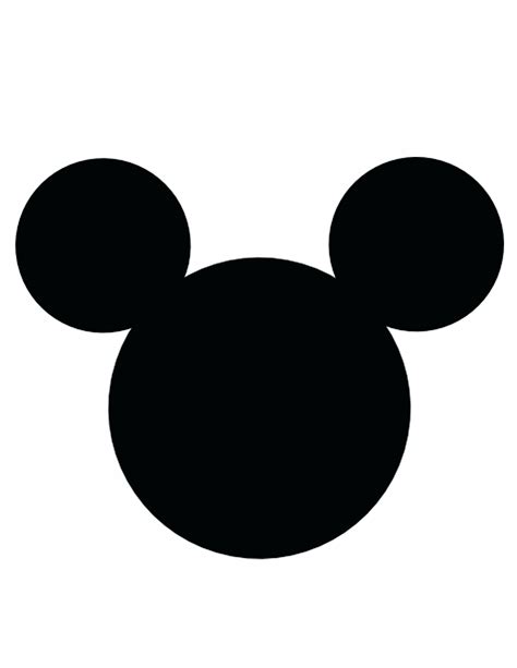 Mickey Mouse Printable Stencil
