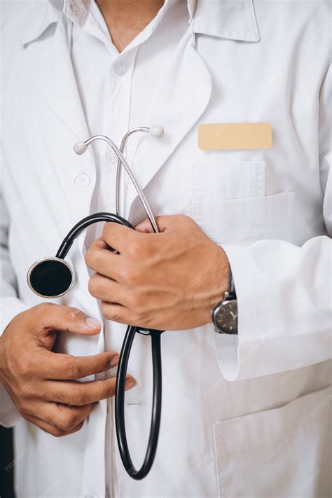 Free Photo | Doctor physician at a a clinic close up