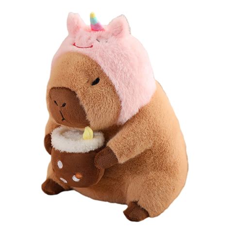 Hellery Capybara Plush Toy Capybara Stuffed Toy Comfortable Collectible