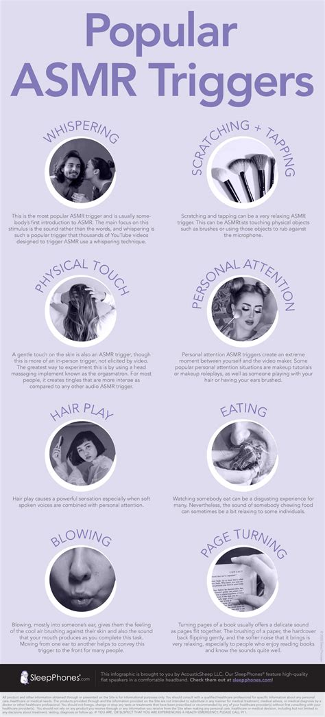 Your Complete ASMR Triggers List [Infographic + Videos] | Find Your