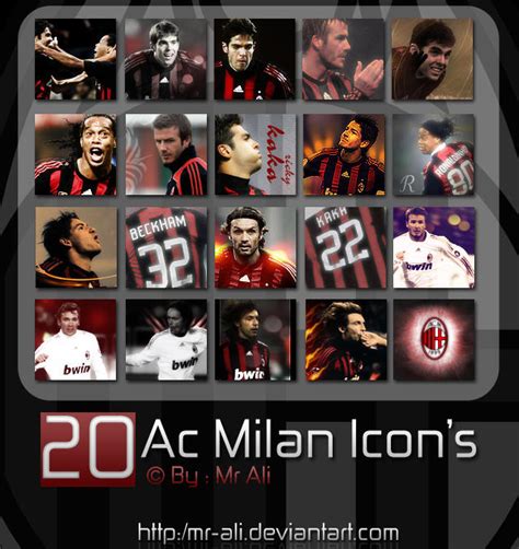 20 Ac Milan Icon's by Mr-ali on DeviantArt