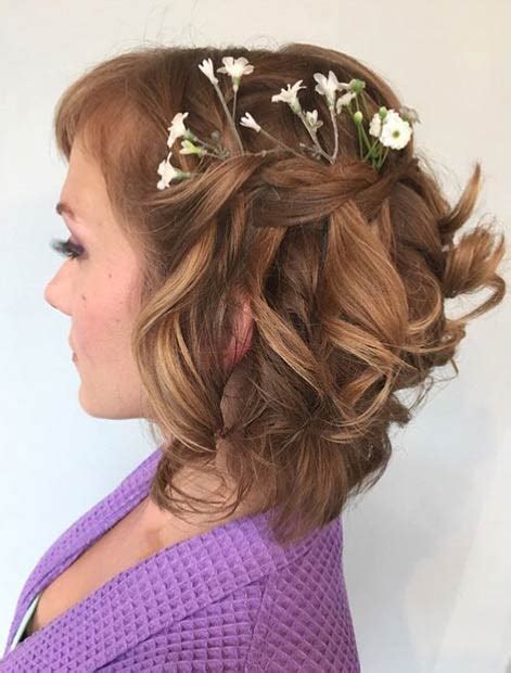 Wedding Hairstyles For Curly Short Length Hair