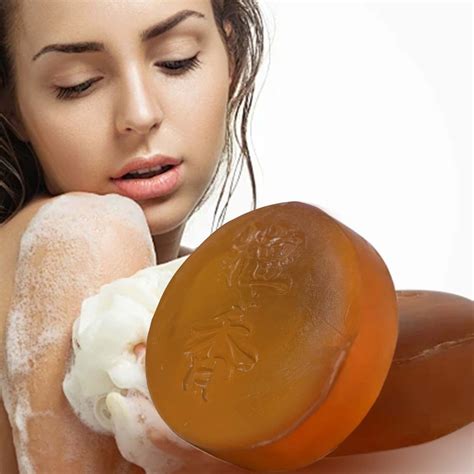 Fiudx Jabón de Sándalo, Limpiador Corporal Hidratante, Pastilla de Baño