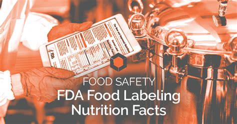 Food Safety - FDA Food Labeling Nutrition Facts - North - NJMEP