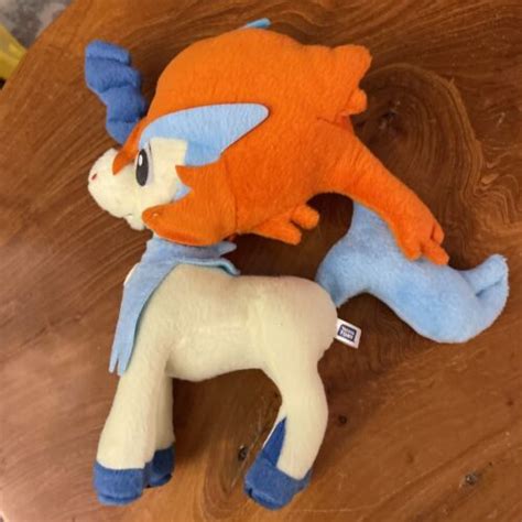 pokemon takara tomy keldeo resolute  plush stuffed toy doll