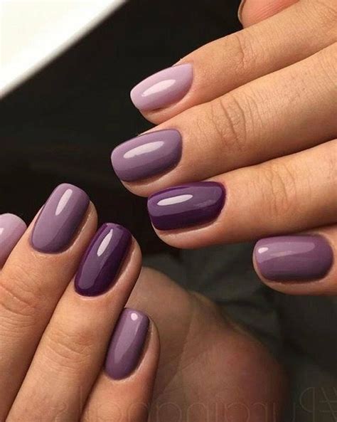Серо Сиреневый Цвет Маникюра — Richnail.ru