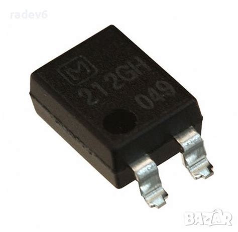 Солид стейт реле AQY212GHA, AQY212, Solid State Relay, SMD, 4 пина в ...