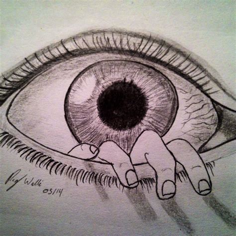 eyeball easy drawing 2