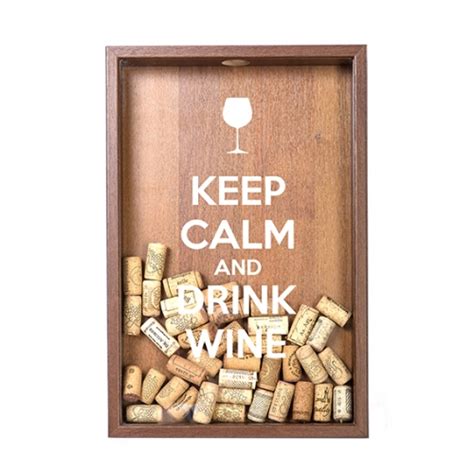 Копилка для винных пробок «Keep calm»