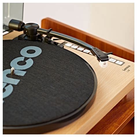 Lenco L-30 Turntable, Natural Wood at Gear4music