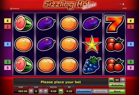 Sizzling Hot Deluxe Online Slot By Novomatic