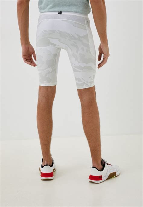 Трусы Under Armour UA HG ISOCHLL LONG PRINT STS, цвет: белый ...