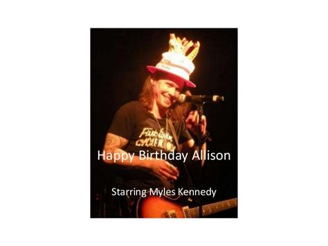 Happy birthday allison