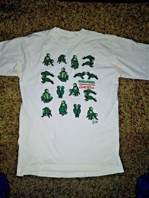 Vintage 1993 TURTLE Sex Position T-Shirt Kama Sutra Size: Men's MEDIUM