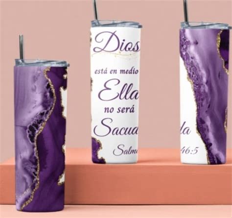 Salmos 46:5 Psalms 46-5 En Espanol 20oz Straight Tumbler Wrap - Etsy