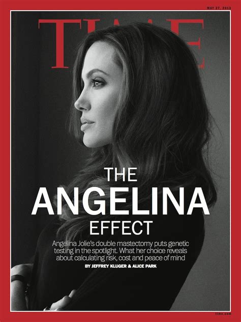 Angelina Jolie es la portada de revista Time - Clases de Periodismo