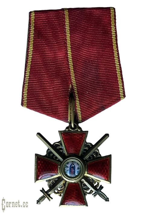 Корнетъ | Орден Св. Анны 3-ей степени с мечами