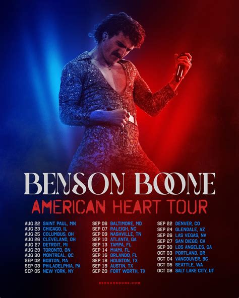 Benson Boone "American Heart" Tour 2025: How to Get Sold-Out Tickets