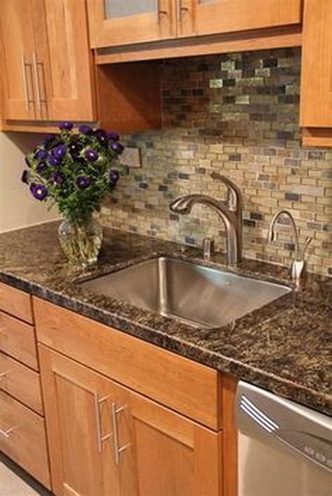 Kitchen Backsplash With Black Granite - Kitchen Ideas