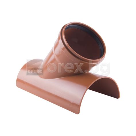 ПВЦ(PVC) Седло Ø200/Ø160 45°