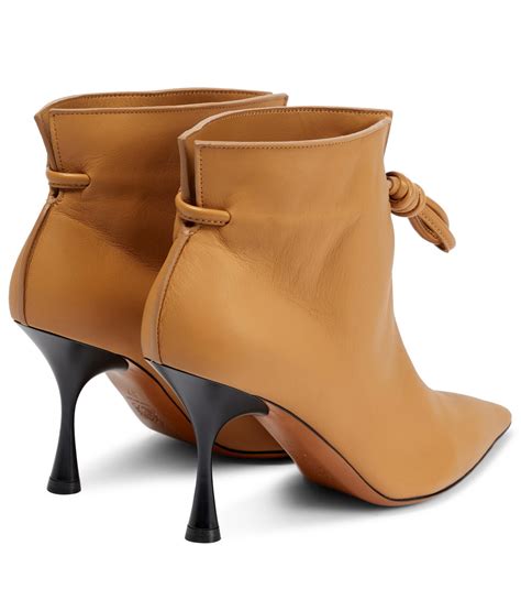 Loewe - Leather ankle boots Loewe