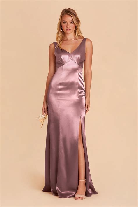 Dark Mauve Bridesmaid Dresses | Birdy Grey