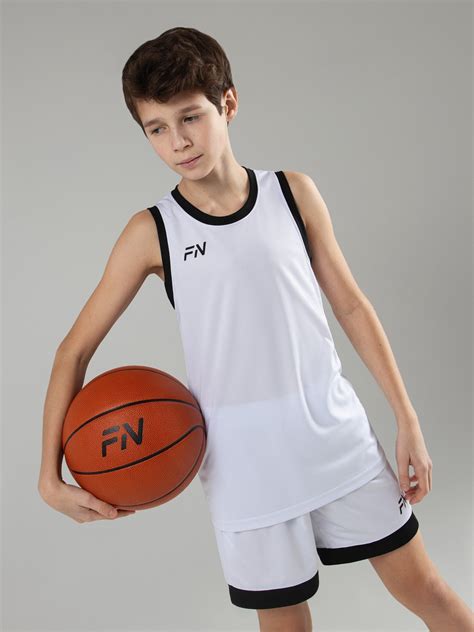 Купить Детская баскетбольная форма Slam Kid White в Минске - KFN4271005-100
