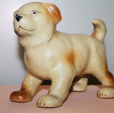 Щенок, собака, советская игрушка. Прессопилки, СССР. | Antique toys ...