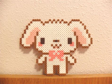 Kawaii Bunny Diy Perler Bead Crafts Perler Bead Templates Diy Perler ...