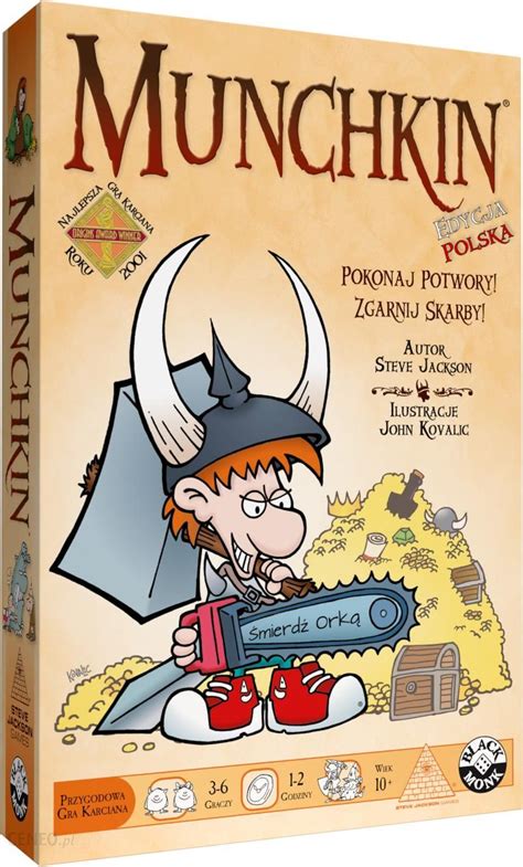 Munchkin - Lubimy Planszówki - Twoje miejsce z grami planszowymi