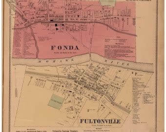 Fultonville Ny Map - Etsy