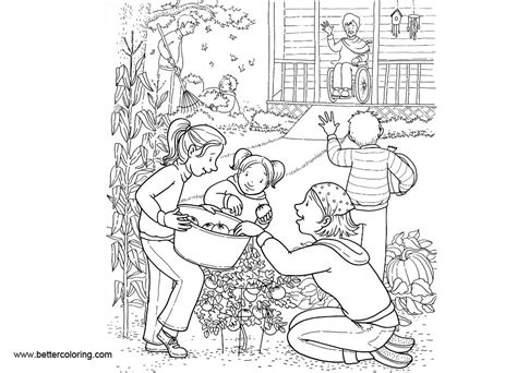 Vegetable Garden Coloring Pages - Free Printable Coloring Pages