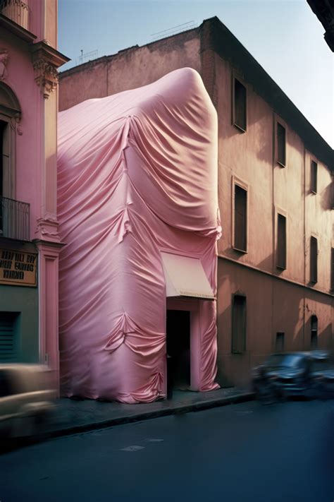 Andrés Reisinger Creates Surrealist Pink Facades | Hypebeast